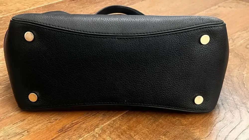 Michael Kors Savannah Large Saffiano Leather Satchel Black